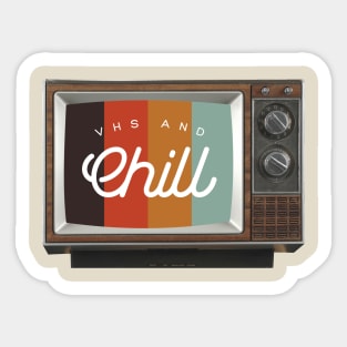 VHS & Chill Sticker